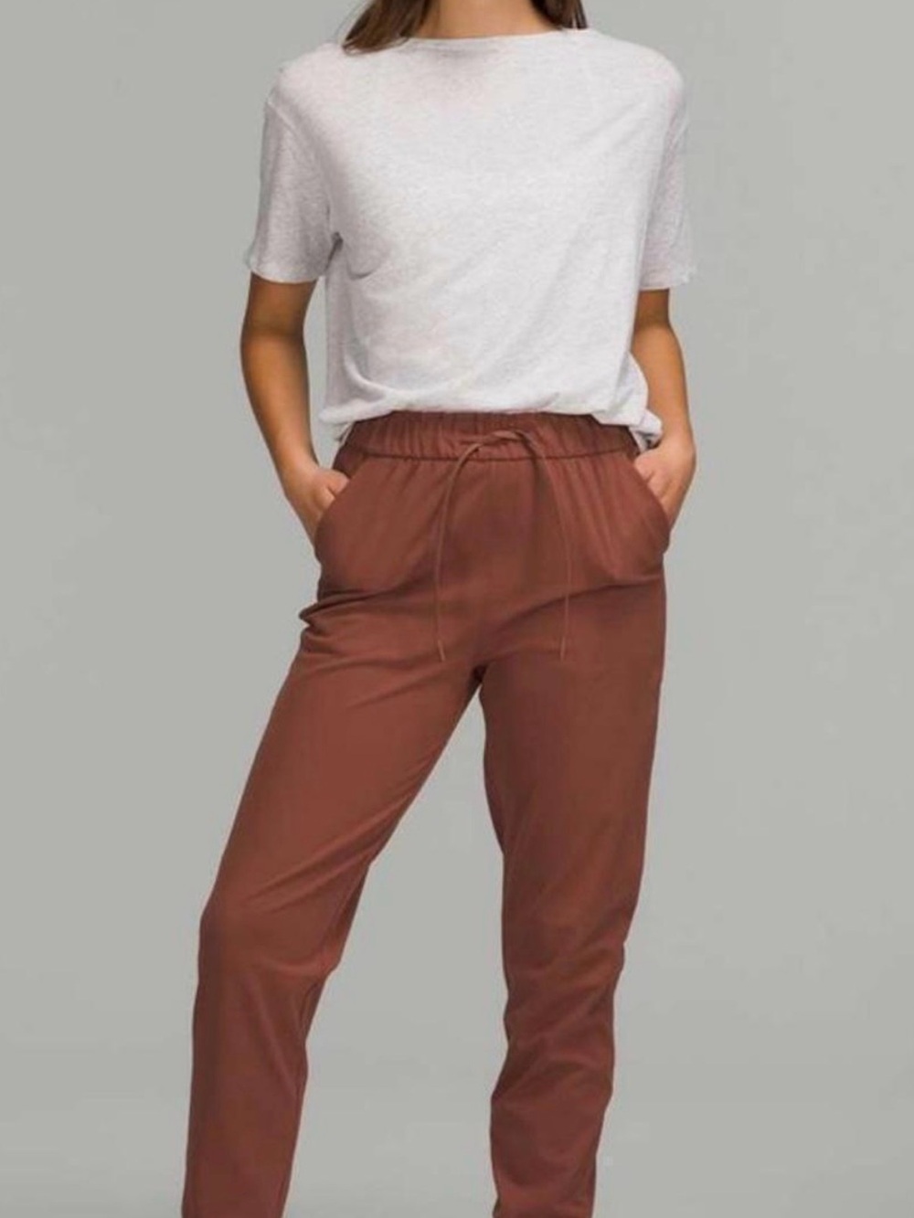 lululemon athletica Rust Red Joggers
